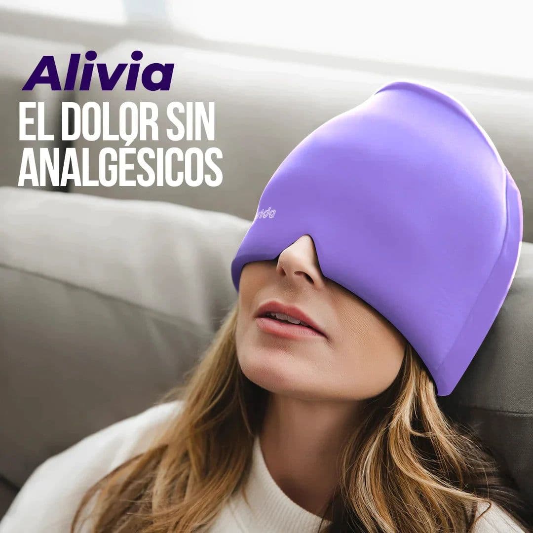 Gorro de Gel Terapéutico Para Dolor de Cabeza y Migraña!!