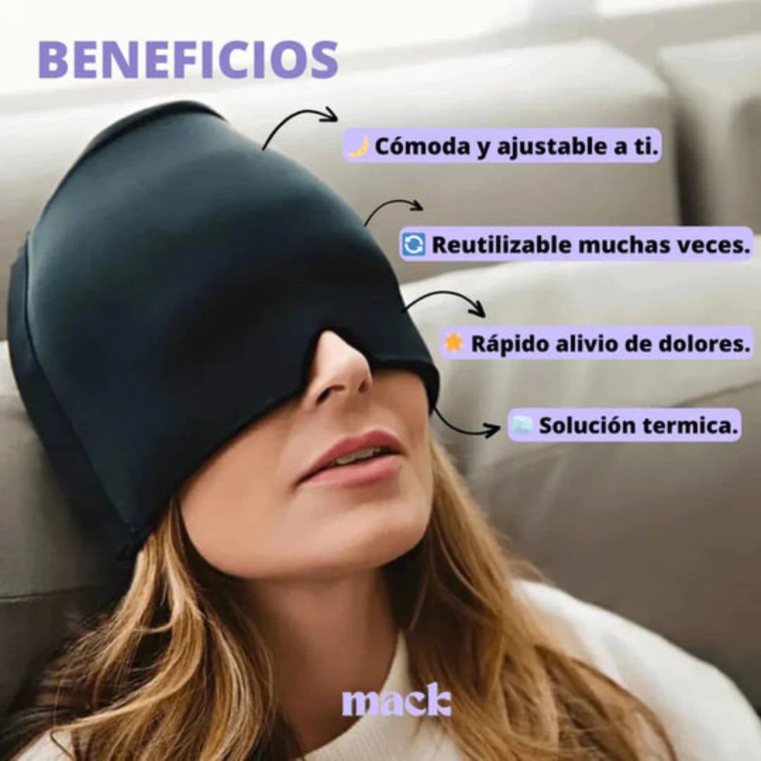 Gorro de Gel Terapéutico Para Dolor de Cabeza y Migraña!!